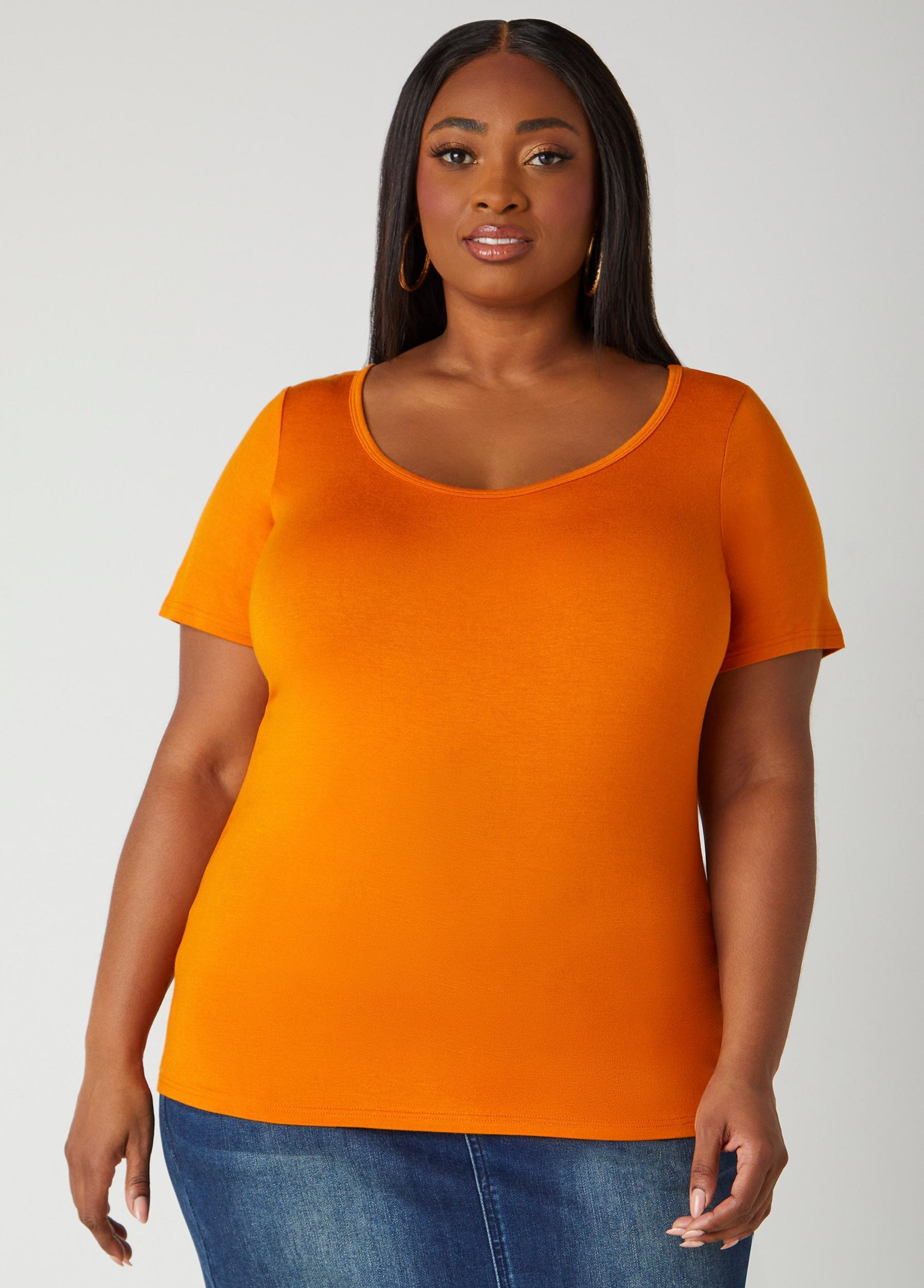 Basic Scoop Neck Tee Product Image