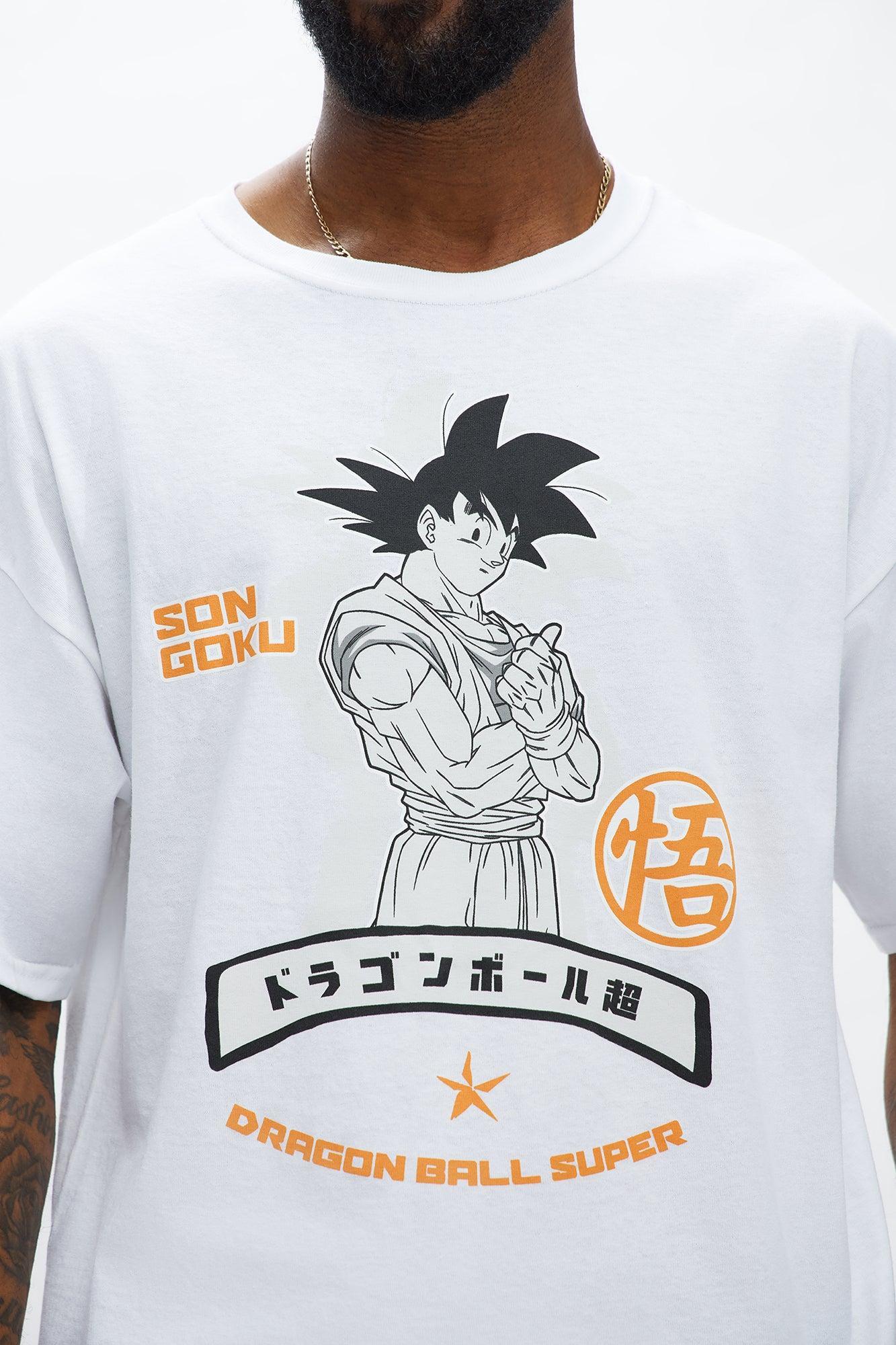 Dragon Ball Super Son Goku Short Sleeve Tee - White Product Image