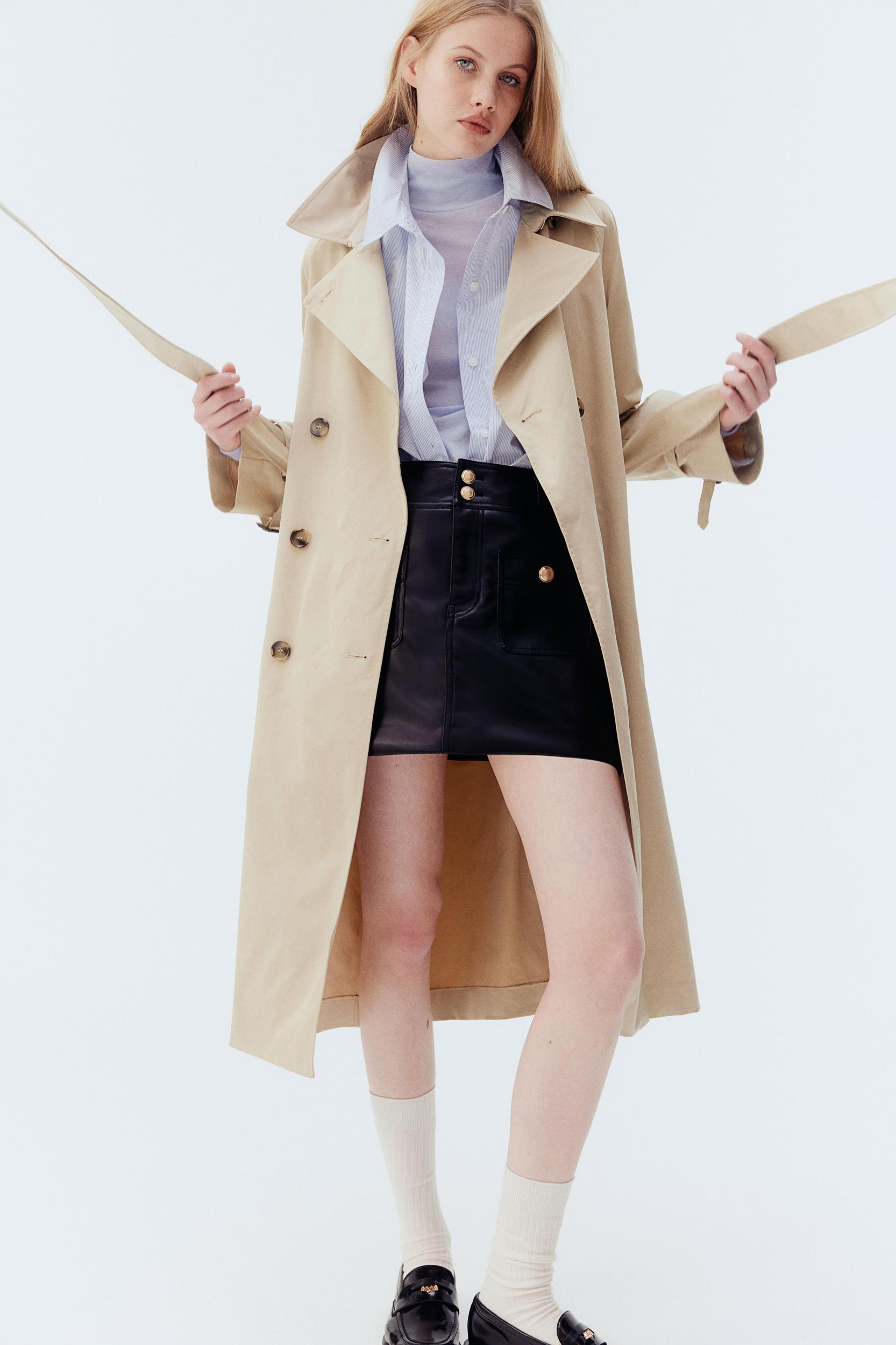Twill Trench Coat Product Image