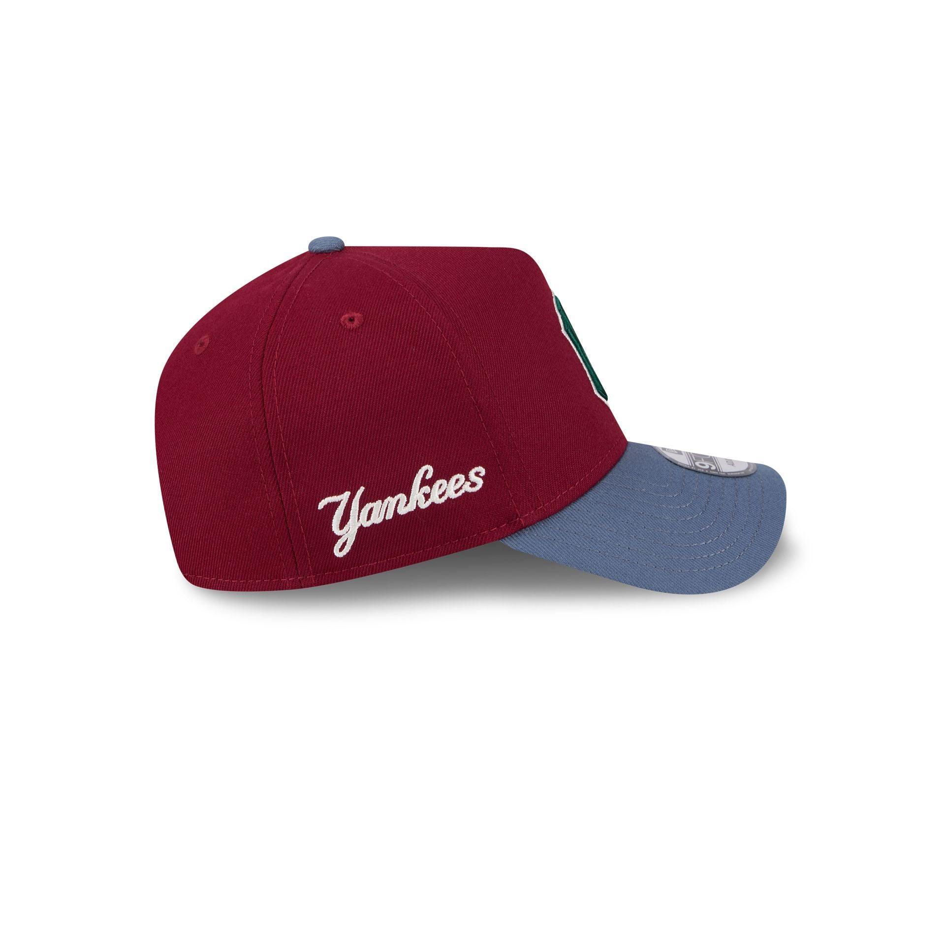 Miami Marlins Moleskin Crown Maroon 9FORTY A-Frame Snapback Hat Male Product Image
