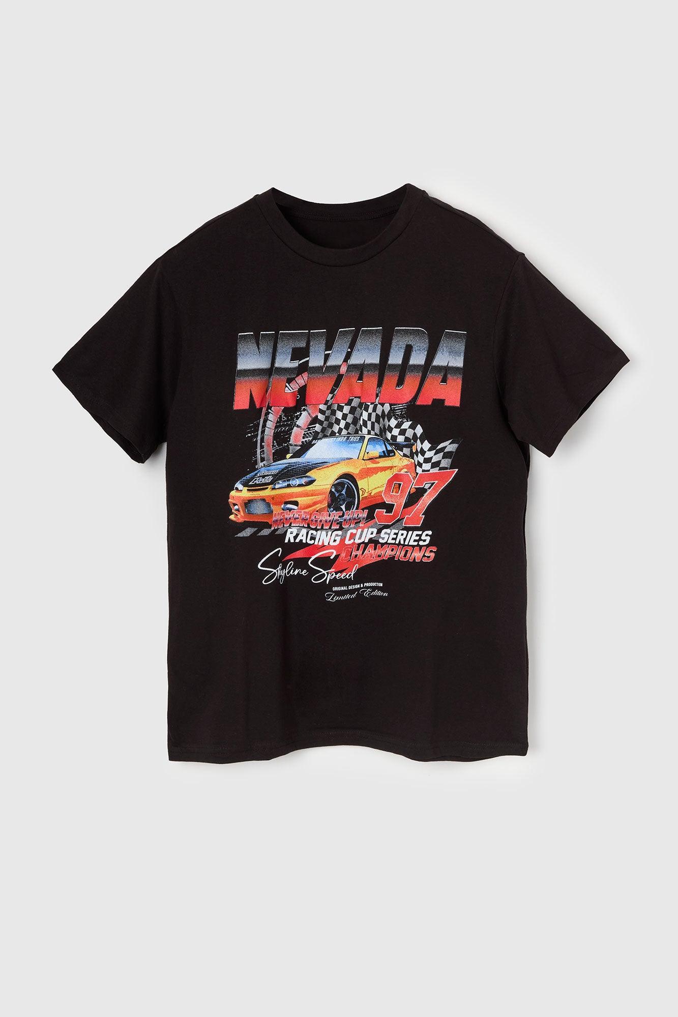 Nevada Racing Graphic T-Shirt Male Product Image