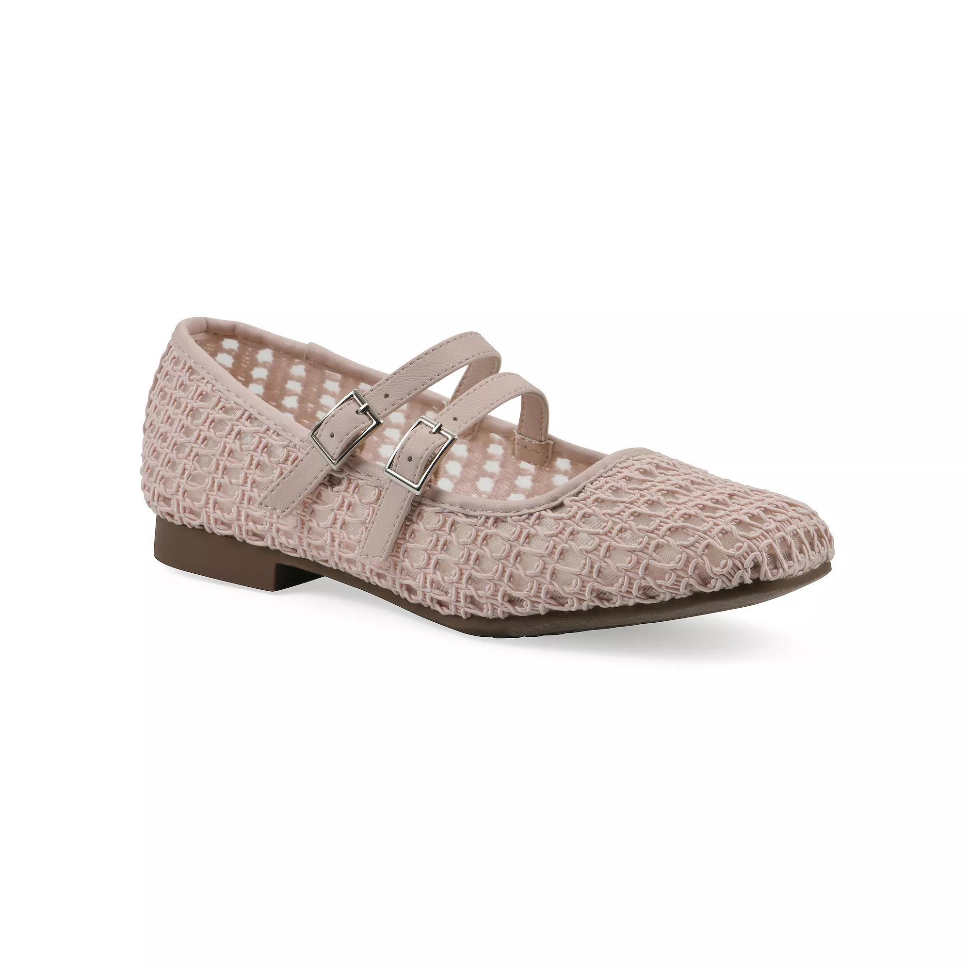 Cliffs by White Mountain Besnik Women's Mary Jane Flats, Size: 8.5, Light Pink Fabric Product Image