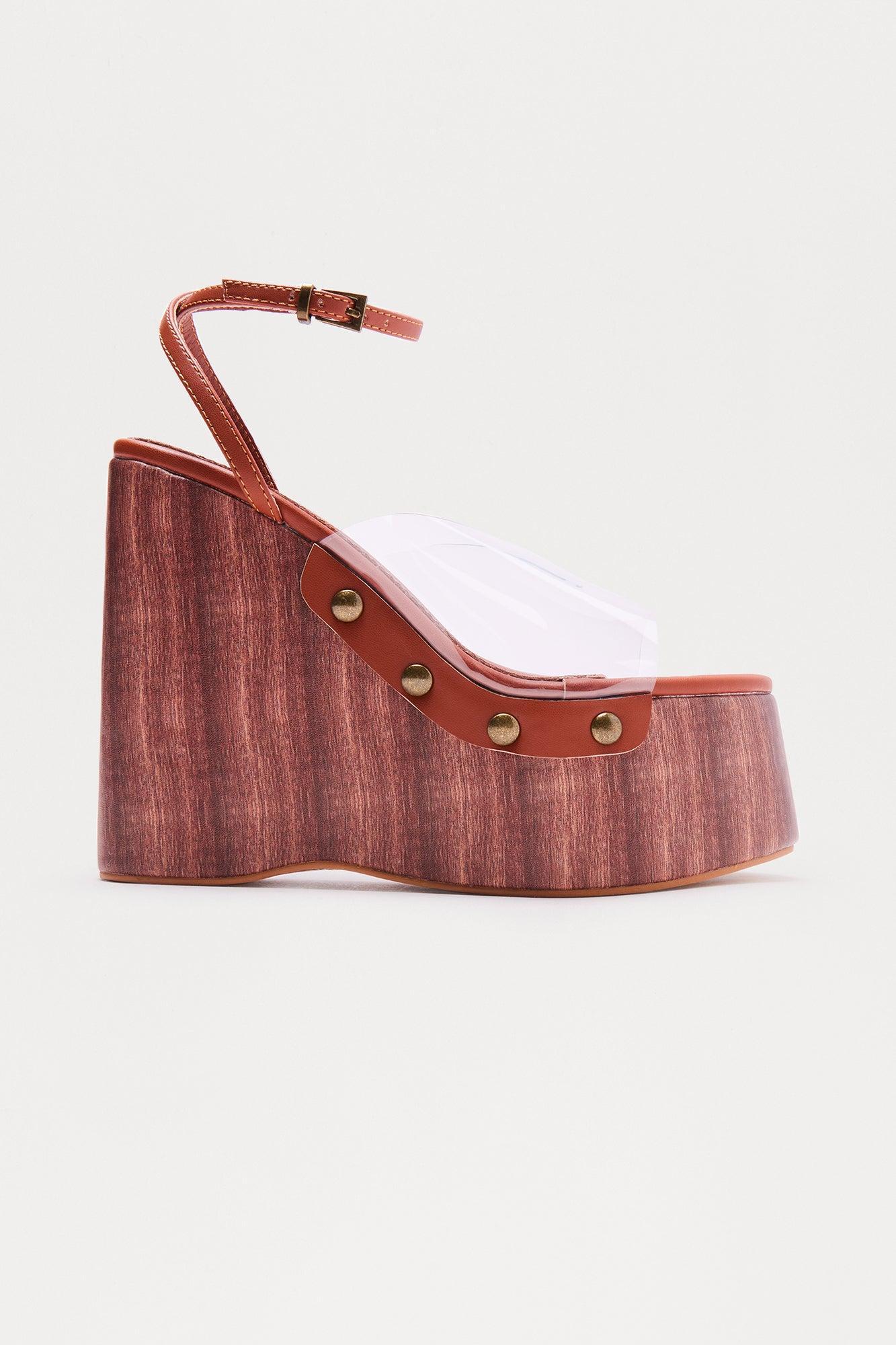 Side Effect Platform Wedges - Tan Product Image