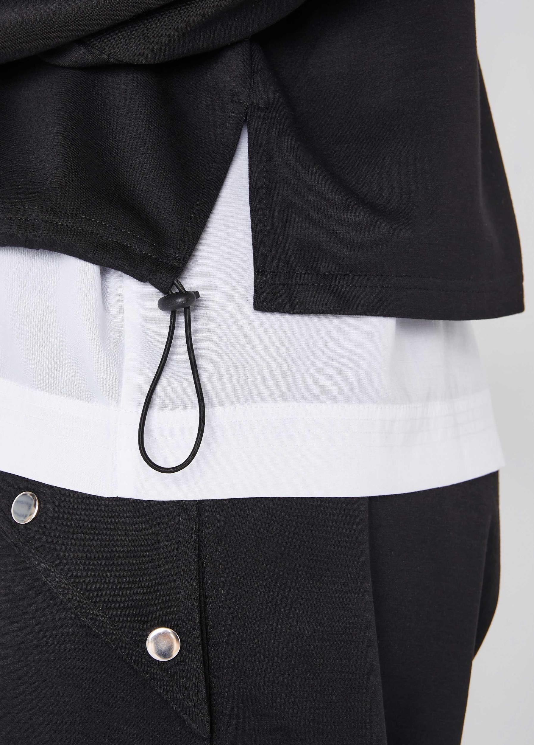 Snap Detailed Jersey Pants Product Image