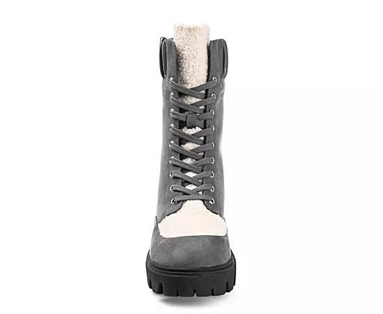 Journee Elinor Tru Comfort Foam Womens Hiker Boots Green Product Image