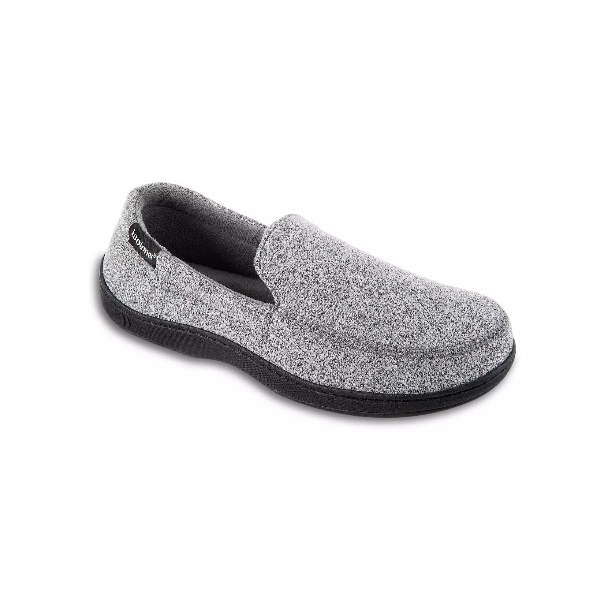isotoner Space Dye Mens Moccasin Slippers Product Image