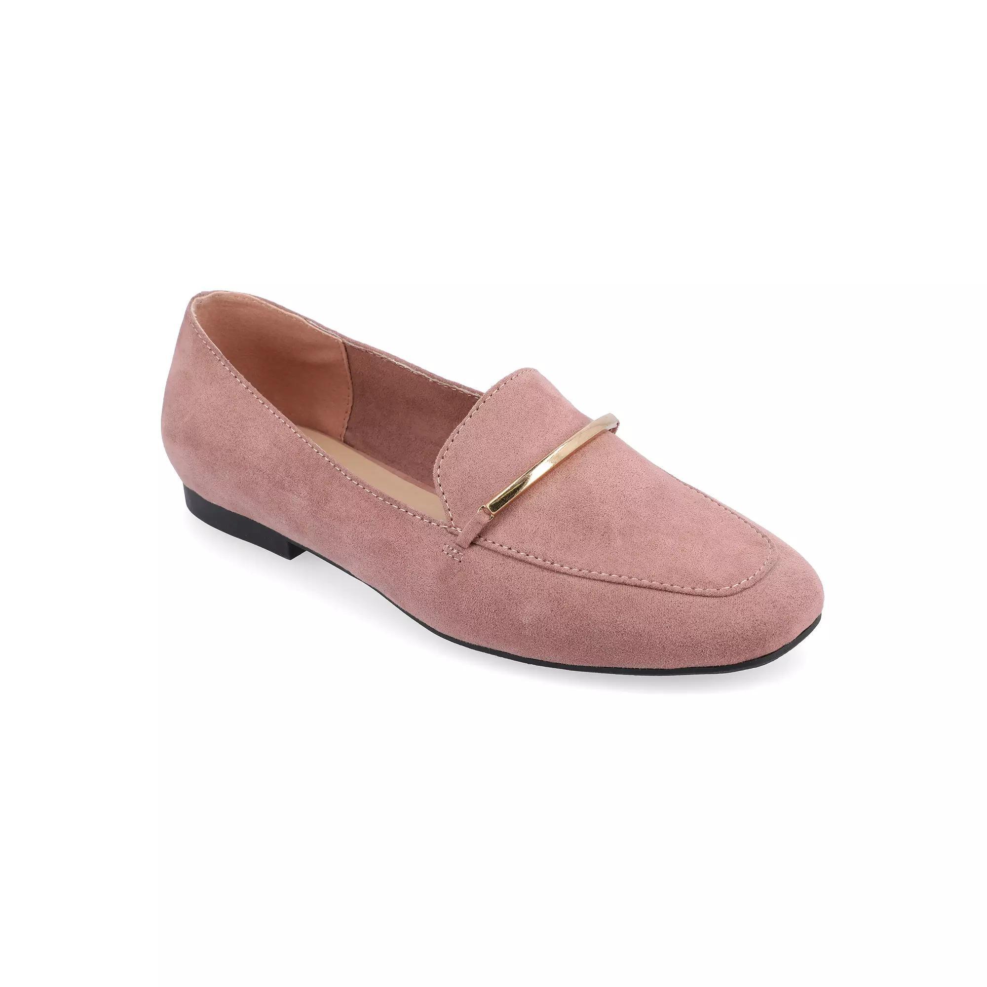 Journee Wrenn Tru Comfort Foam Women's Loafer Flats, Size: 8.5 Wide, Pink Product Image