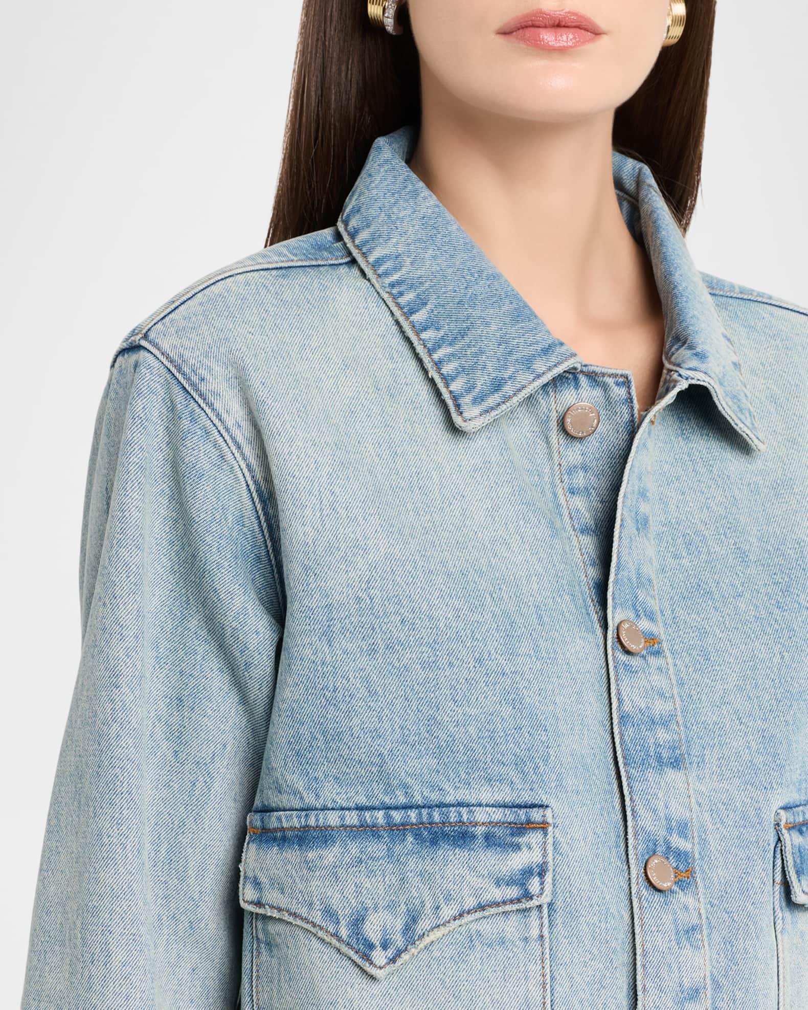 Lillian Boxy Western Denim Jacket Product Image