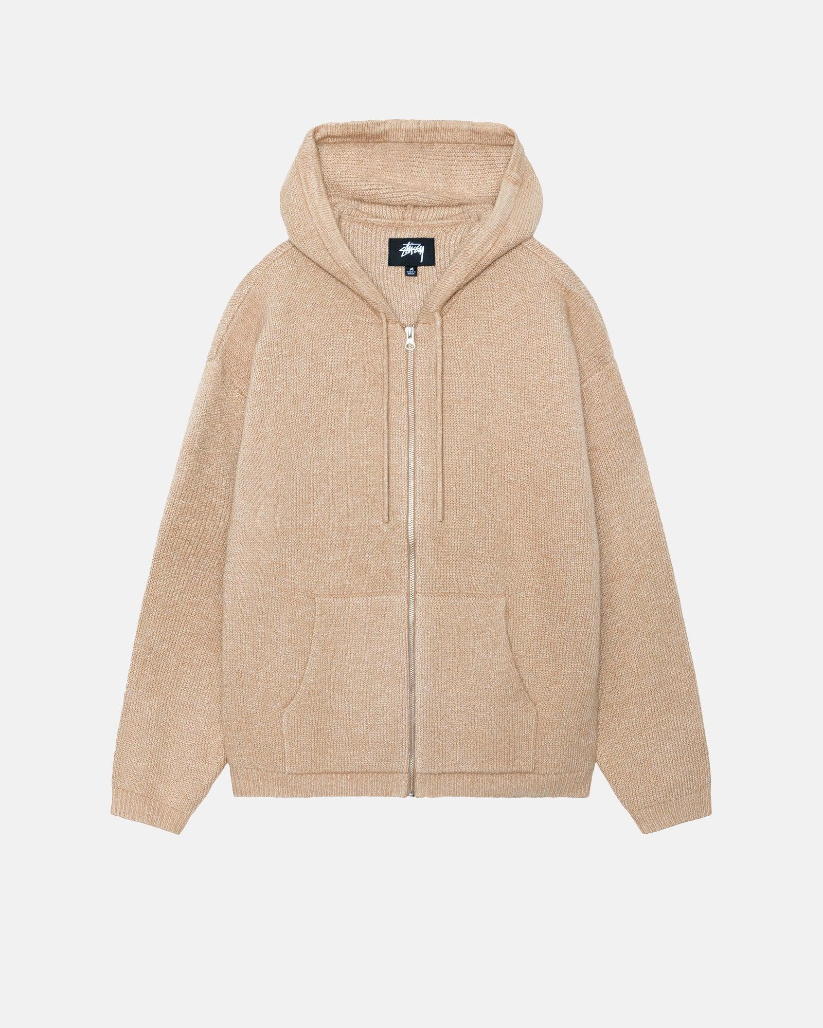 HOODED ZIP SWEATER Male Product Image