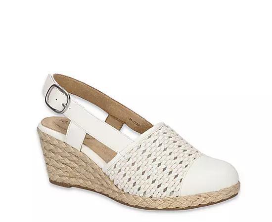 Easy Street Taffy Womens Slingback Espadrille Wedges Product Image