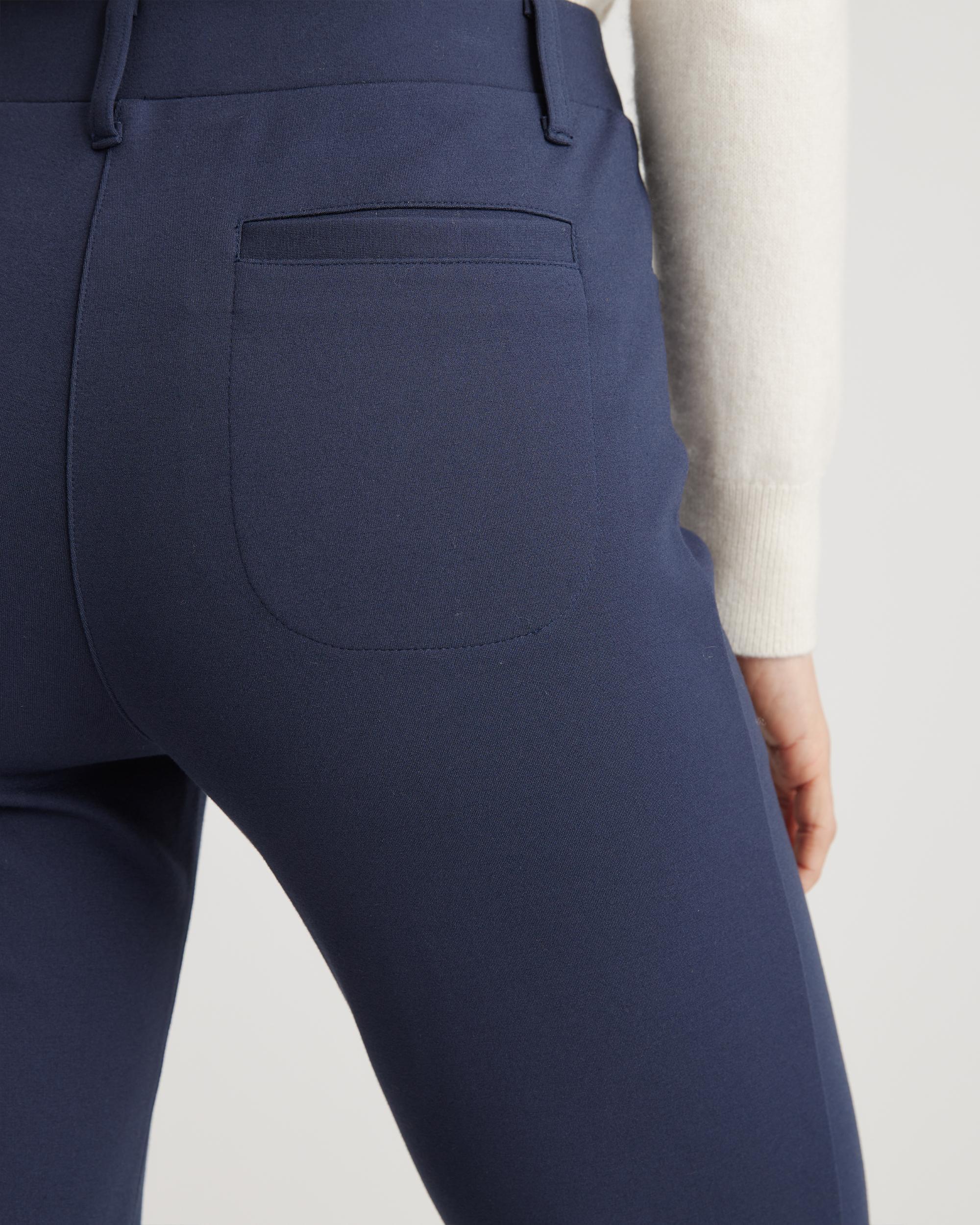 Quince | Women's Ultra-Stretch Ponte Straight Leg 4-Pocket Pants Size XL, Rayon Product Image