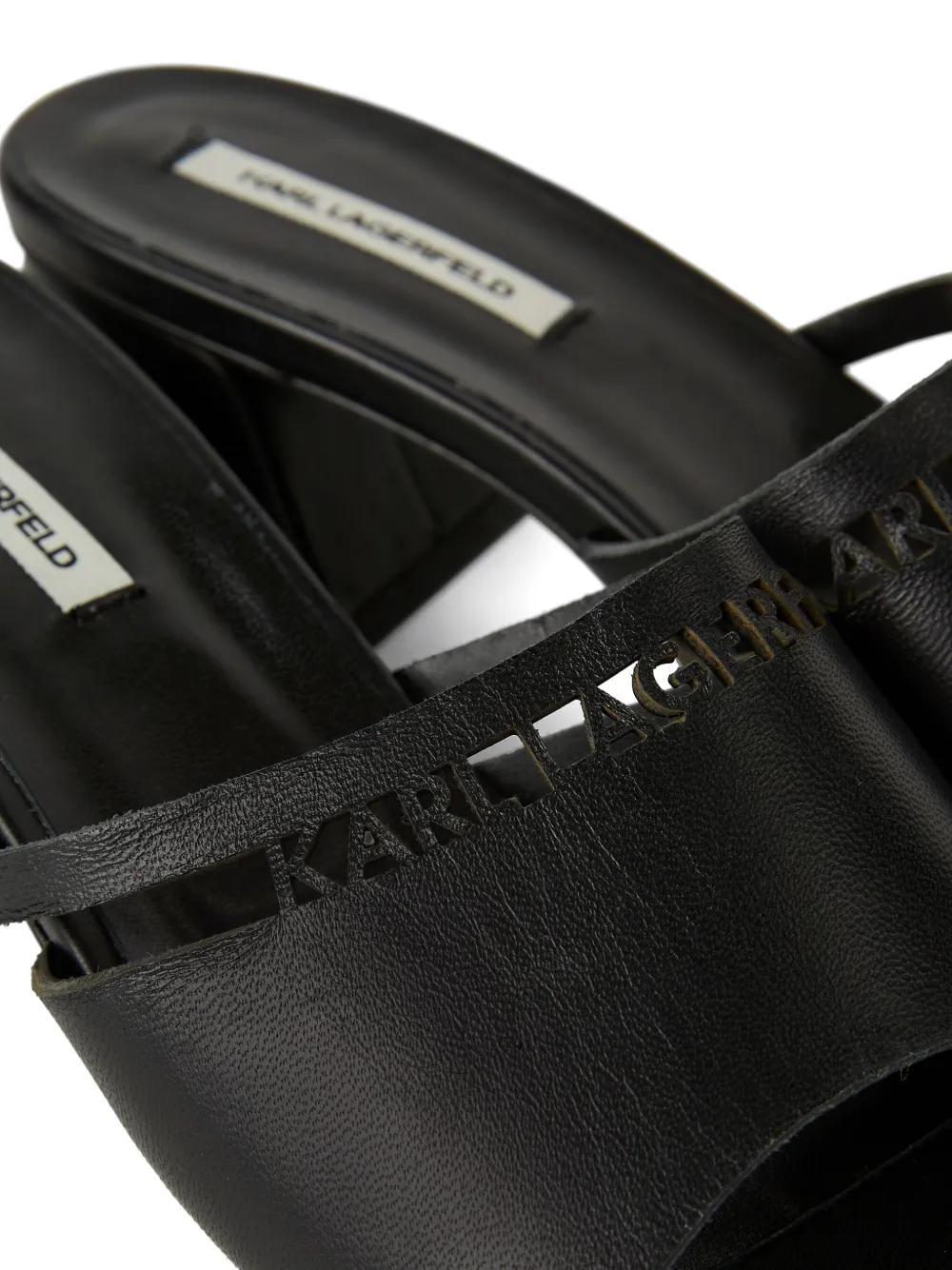 Plaza 55mm leather sandals Product Image