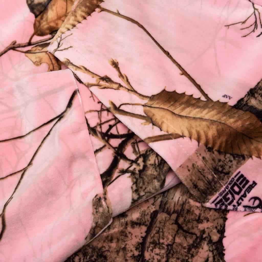 Pleasures x Juicy Couture Realtree Velour Hoodie - Pink Edge Male Product Image