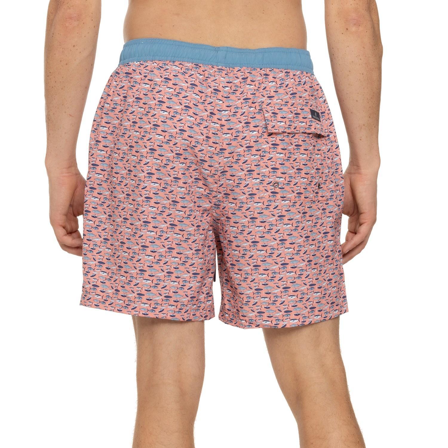 Rainforest Tuna AOP Volley Swim Shorts - Built-In Brief Product Image