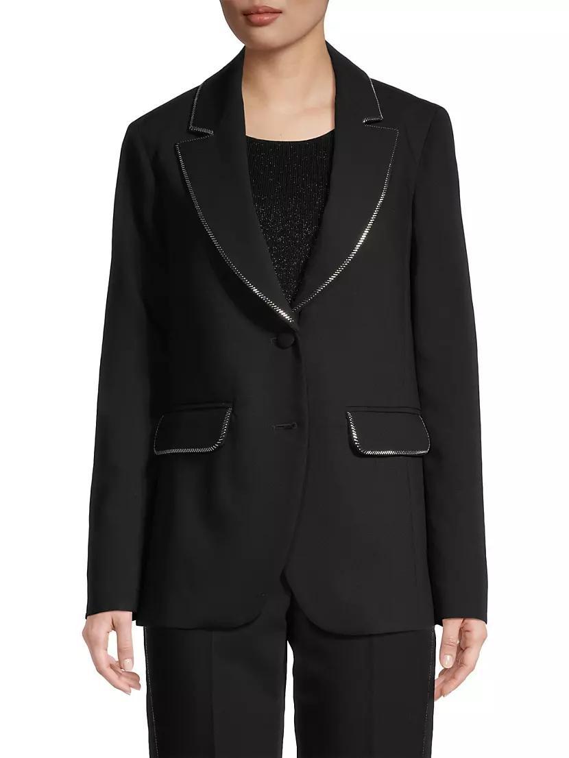 Zip-Trim Techno Cady Blazer Product Image