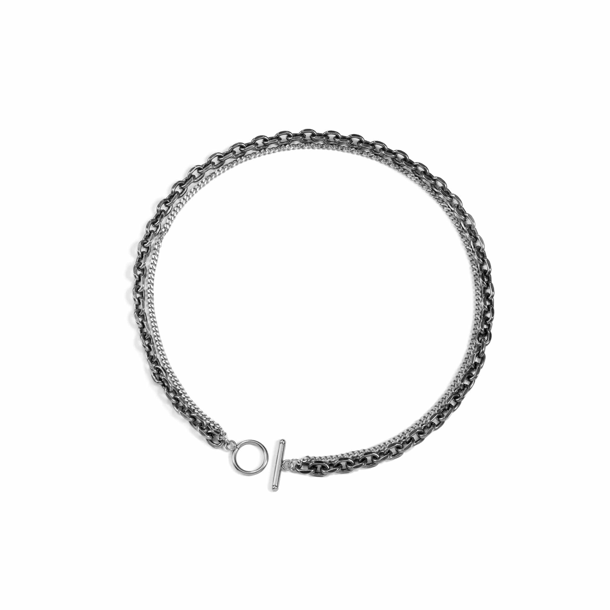 DOUBLE LAYER CHAIN NECKLACE Product Image