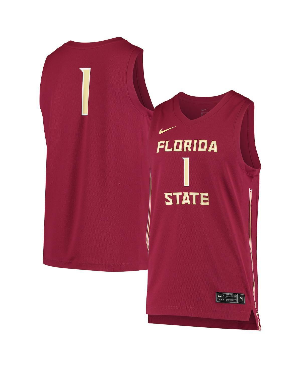 Unisex Nike #1 Garnet Florida State Seminoles Replica Basketball Jersey, Men's, Size: Large, Red Product Image