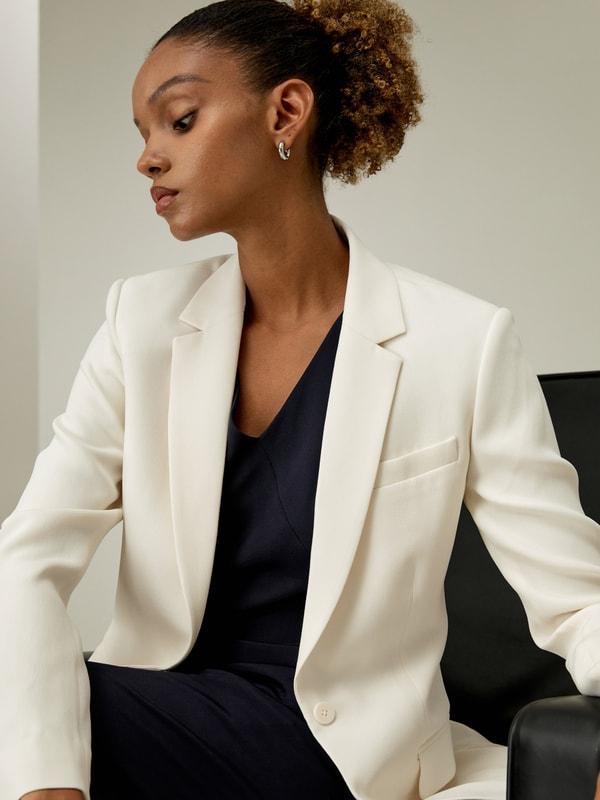 Silk Sleek Blazer Product Image