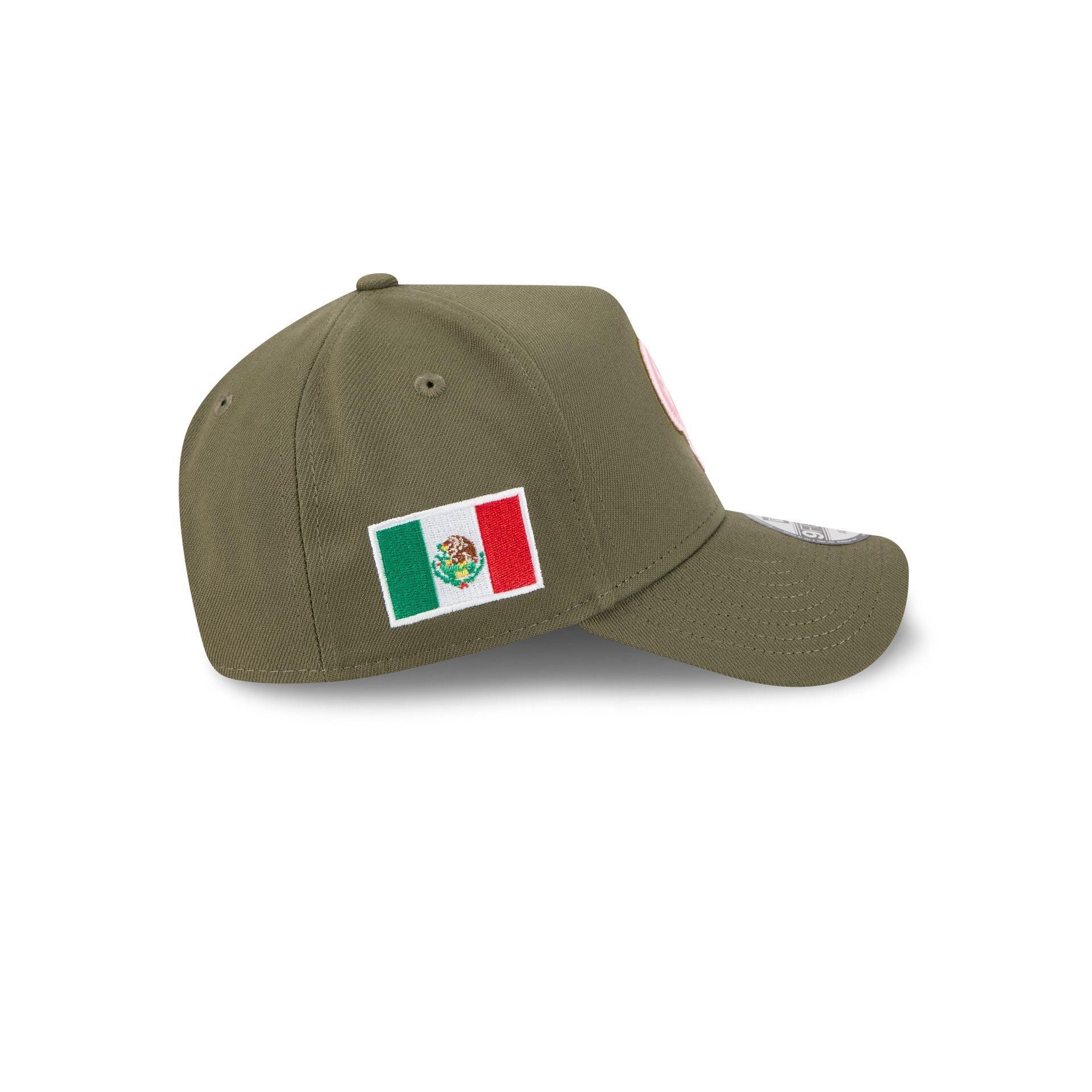 Guerreros de Oaxaca Olive 9FORTY A-Frame Snapback Hat Male Product Image