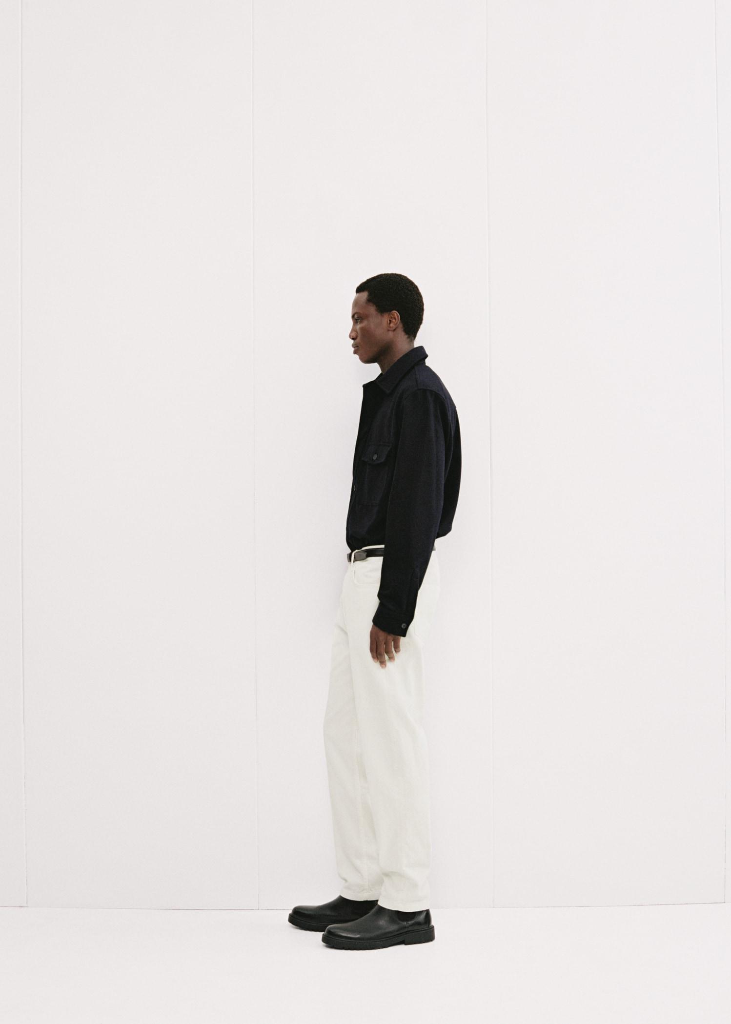 Corduroy regular-fit pants - Men | MANGO USA Product Image