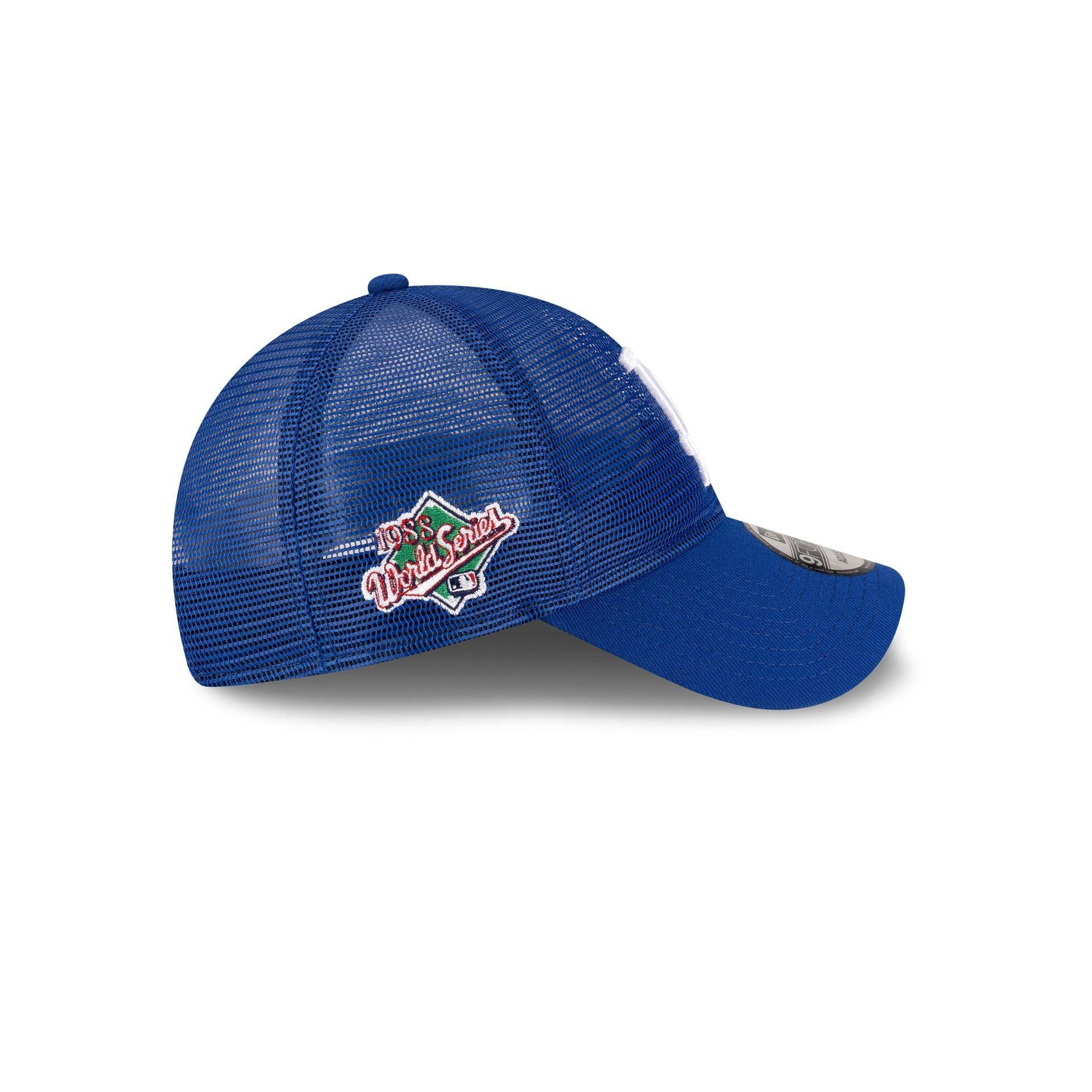 Los Angeles Dodgers Royal Blue Mesh 9FORTY Snapback Hat Male Product Image