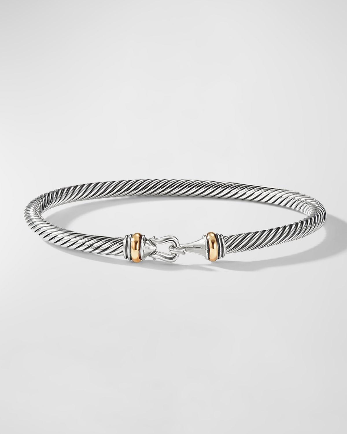 David Yurman Cable Classic Buckle Bracelet with Gold Product Image