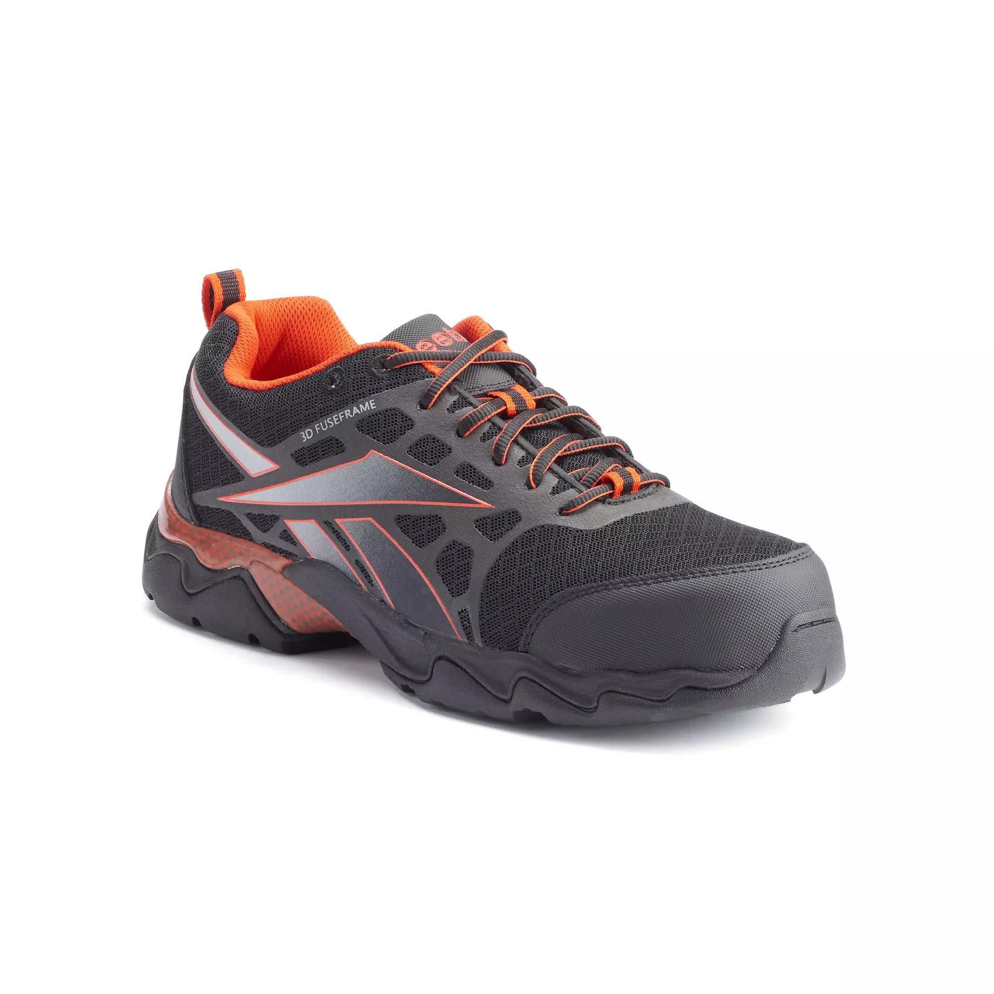 Reebok Work Beamer Men's Composite-Toe Athletic Shoes, Size: 8.5 Medium, Black Product Image