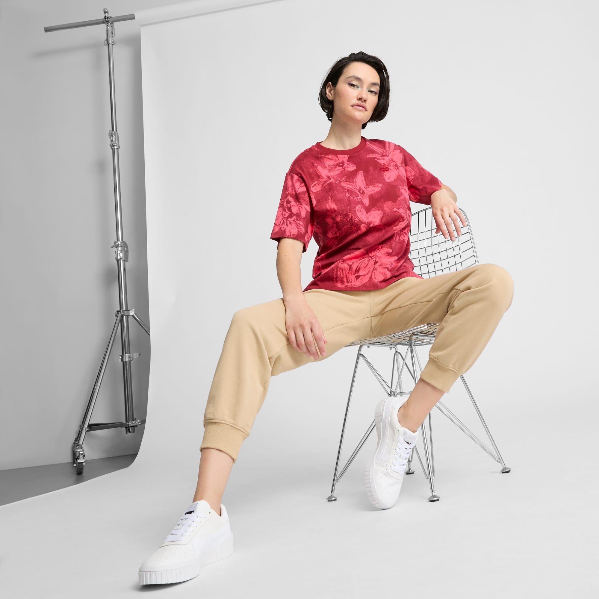 ESS+ Floral AOP Women's Tee Product Image