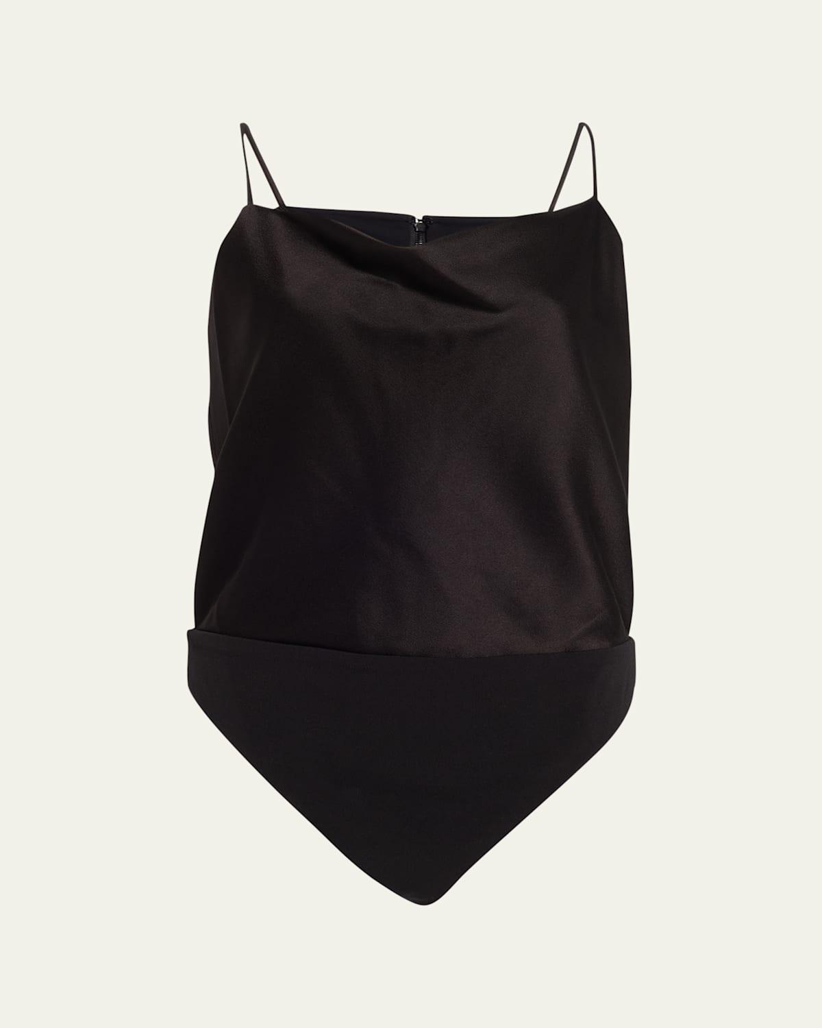 Womens Harmon Satin Bodysuit Product Image