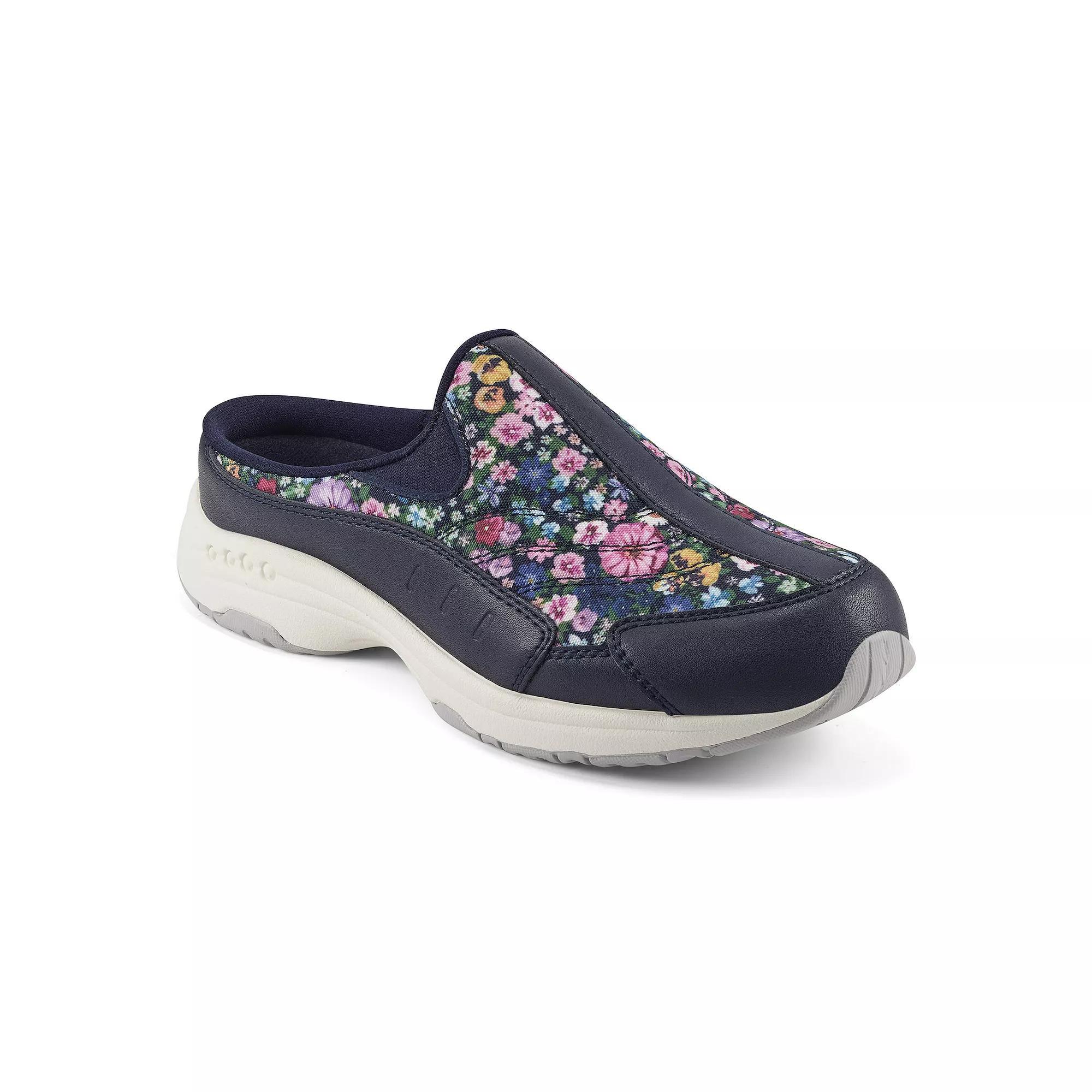Easy Spirit Traveltime Women's Fashion Mules, Size: 5.5, Blue Team Floral Product Image