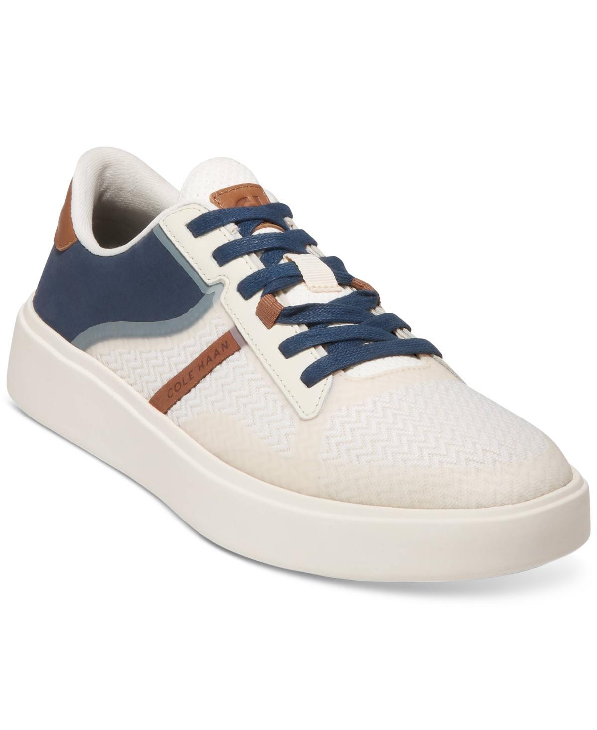 Cole Haan Grand Crosscourt Winner Men's Sneakers, Size: 13, Ivory Navy Blazer Product Image