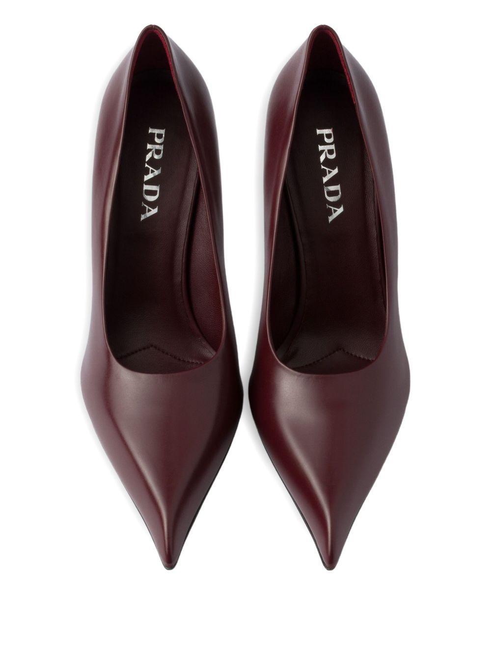 85mm leather pumps Product Image