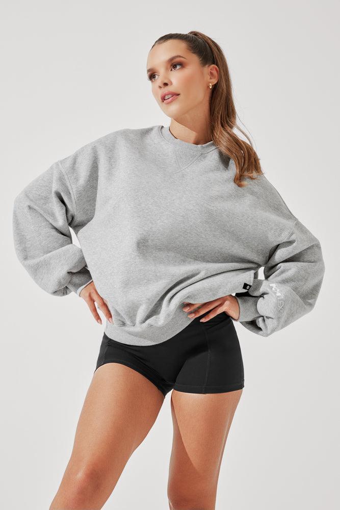 Cloud Crewneck Sweater - Merlot Product Image