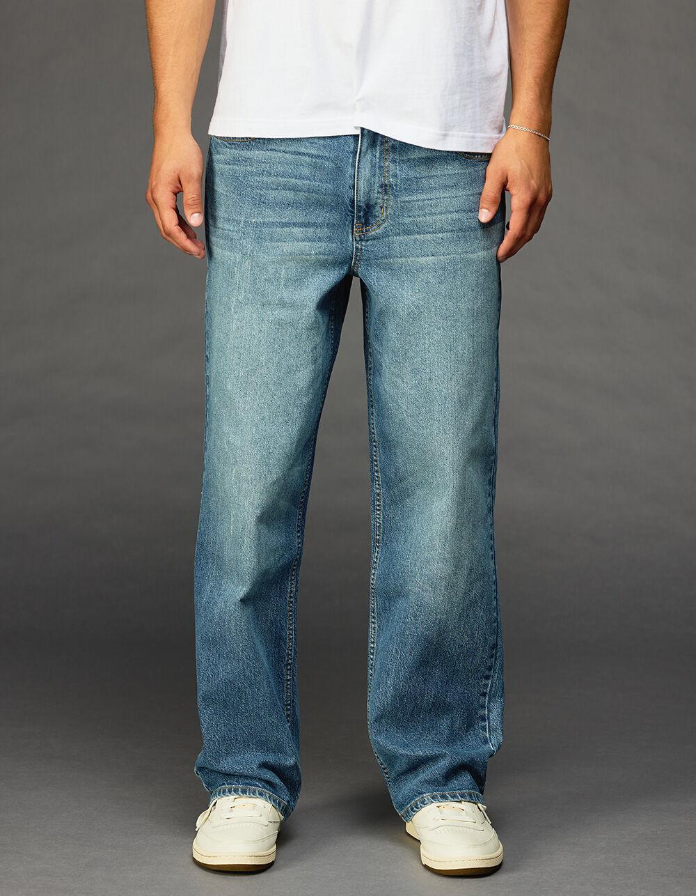 RSQ Mens Loose Fit Jeans - Dark Wash Product Image