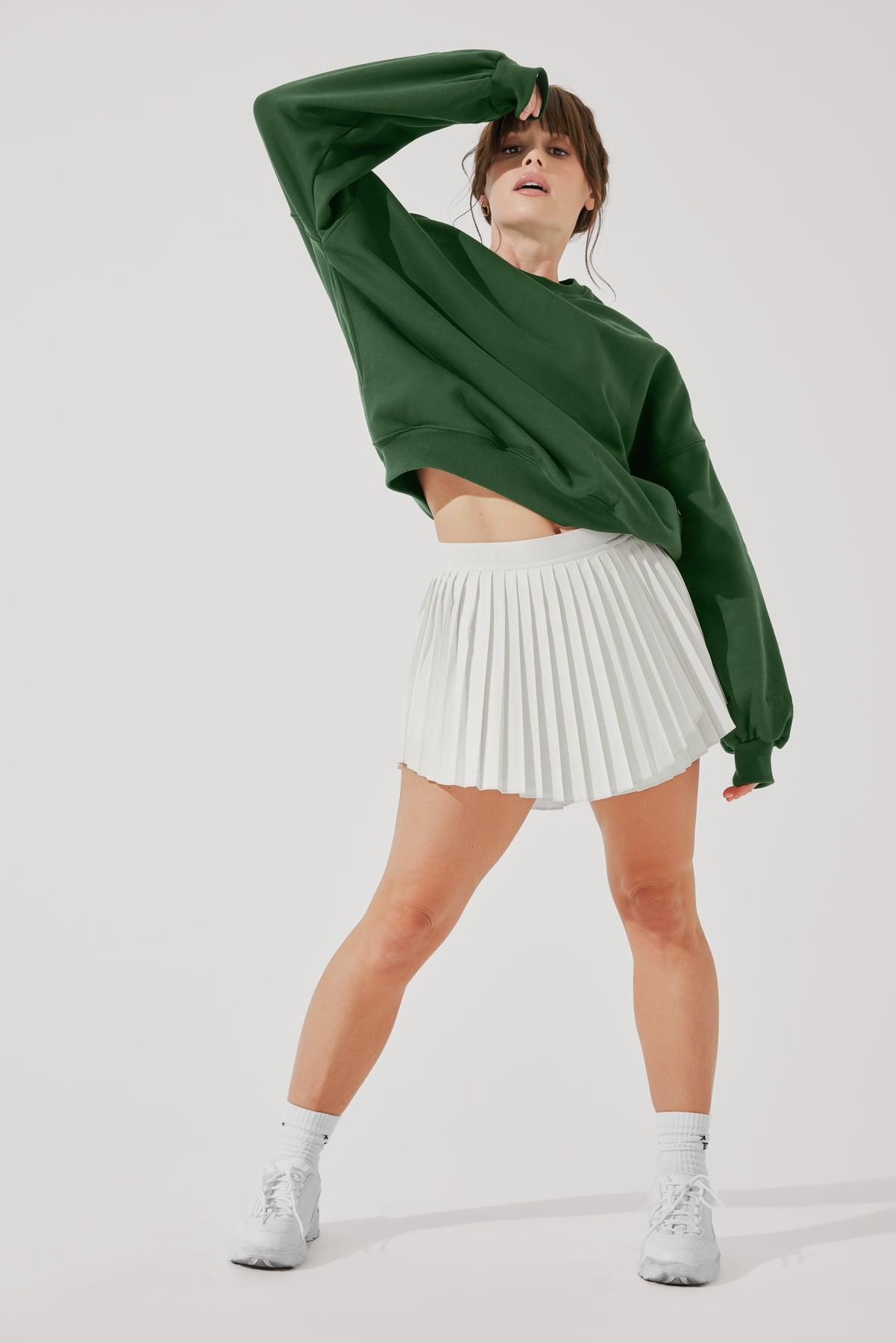 Cloud Crewneck Sweater - Merlot Product Image