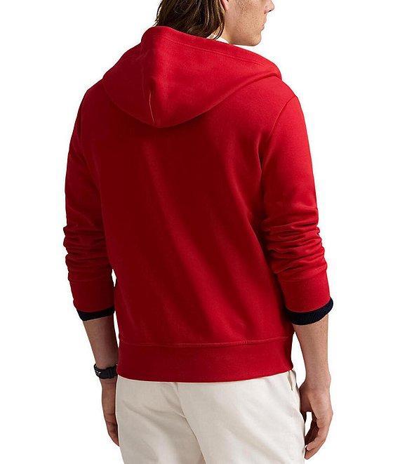 Polo Ralph Lauren Big & Tall Double-Knit Solid Full-Zip Hoodie Product Image
