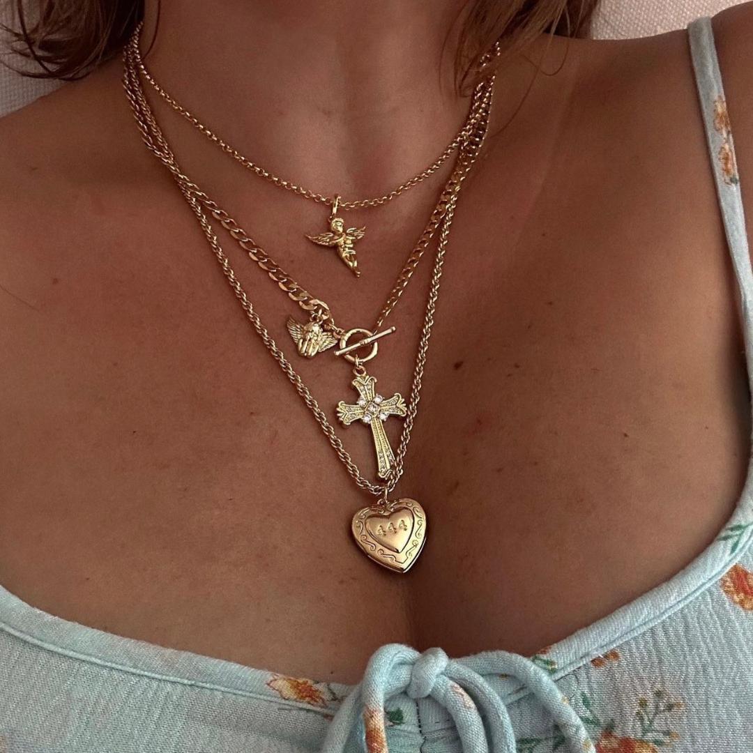 444 You Locket Necklace Product Image