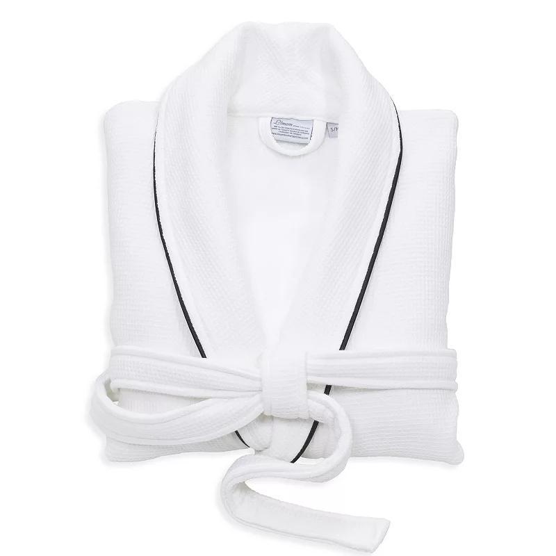 Linum Home Textiles Waffle Terry Bathrobe, Women's, Size: Large/XL, White Product Image
