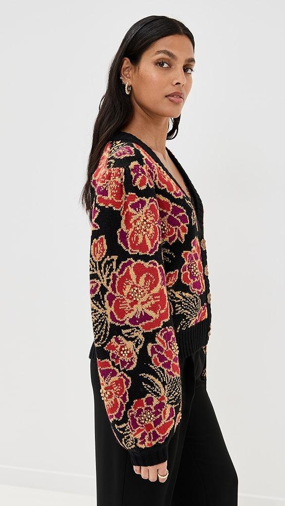 FARM Rio Shiny Chita Knit Cardigan | Shopbop Product Image