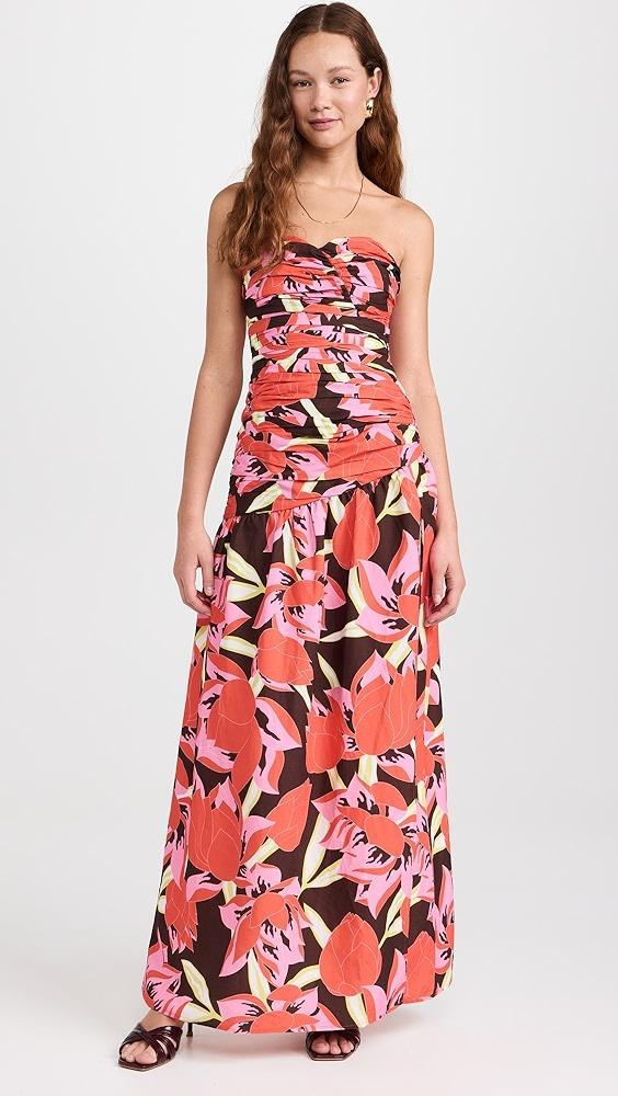 The Wolf Gang Dolcie Strapless Maxi Dress | Shopbop Product Image