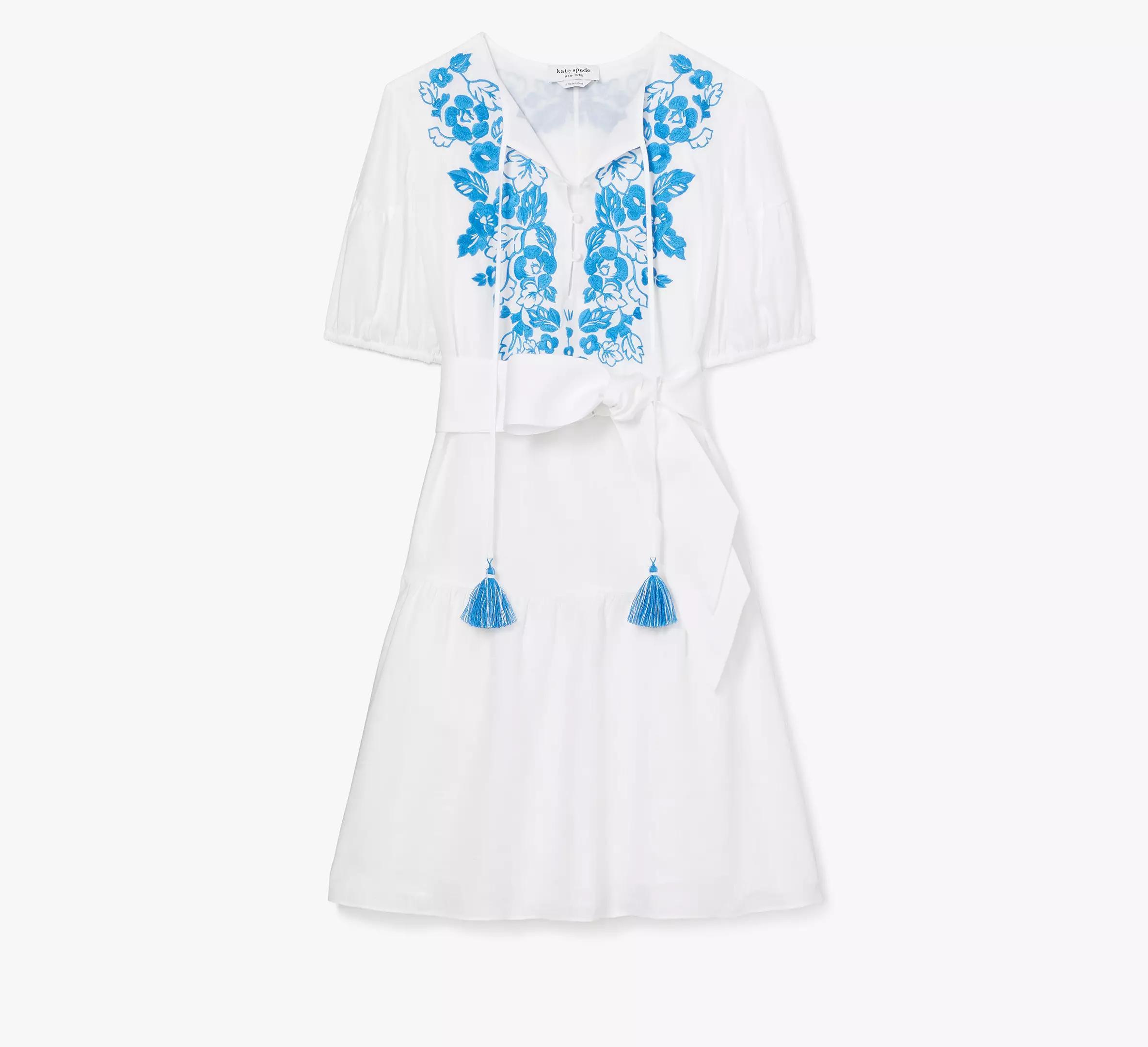 Floral Embroidered Shirtdress Product Image