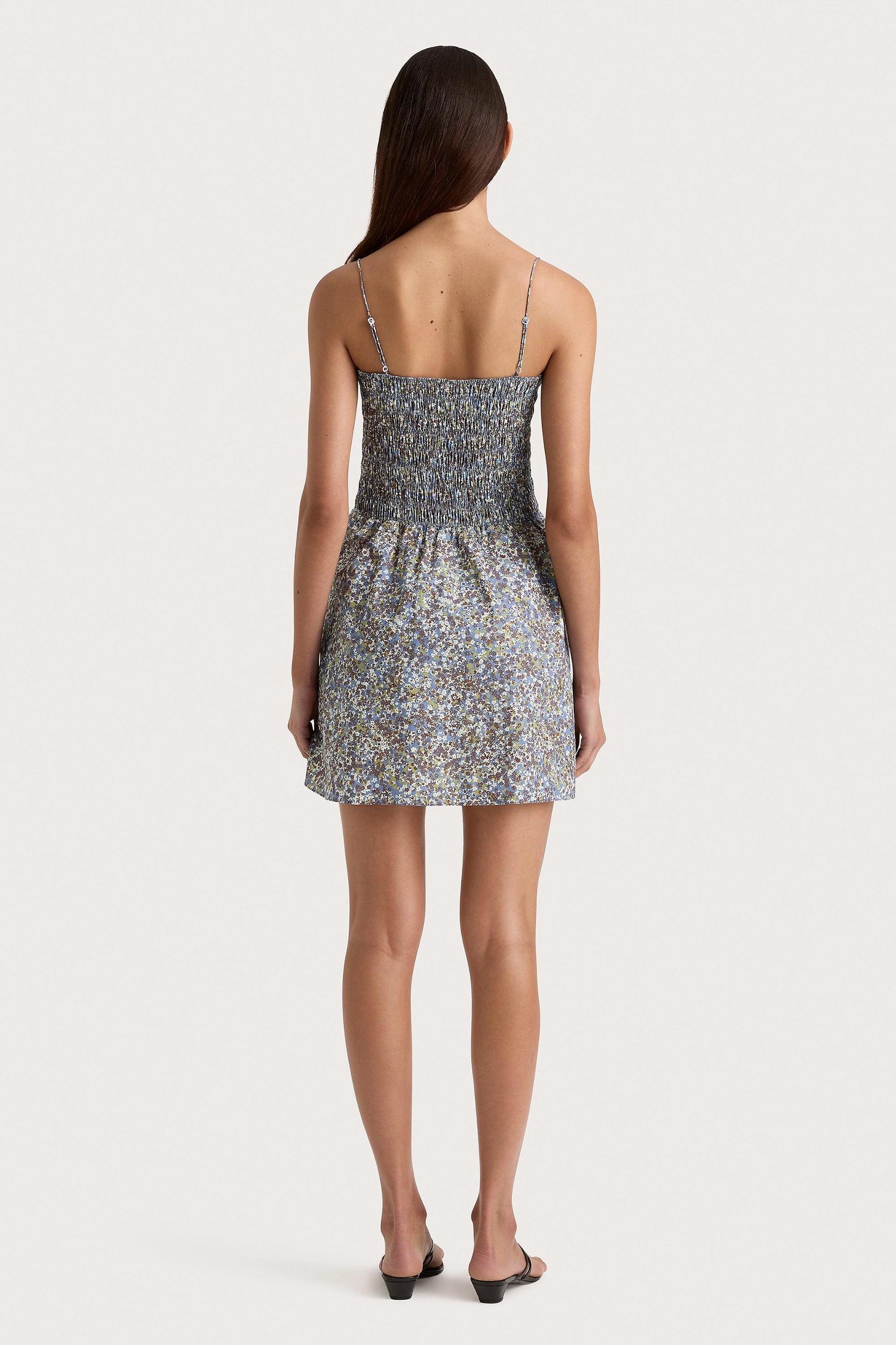 Josa Mini Dress Meander Blue Product Image