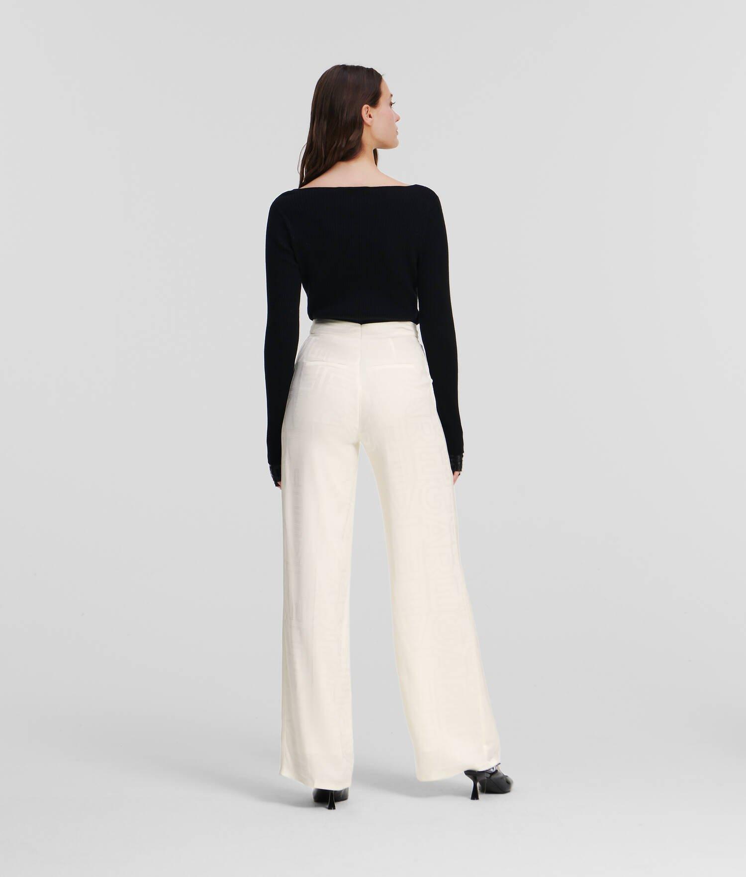 KARL LOGO TAILORED TROUSERS Product Image