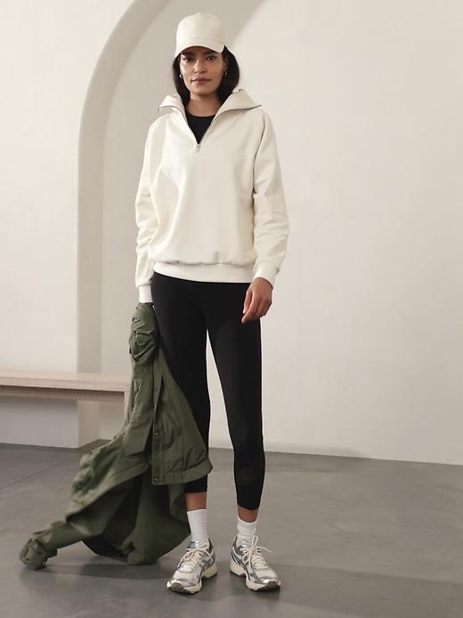 Forever Fleece Relaxed 1/4 Zip Sweatshirt Product Image