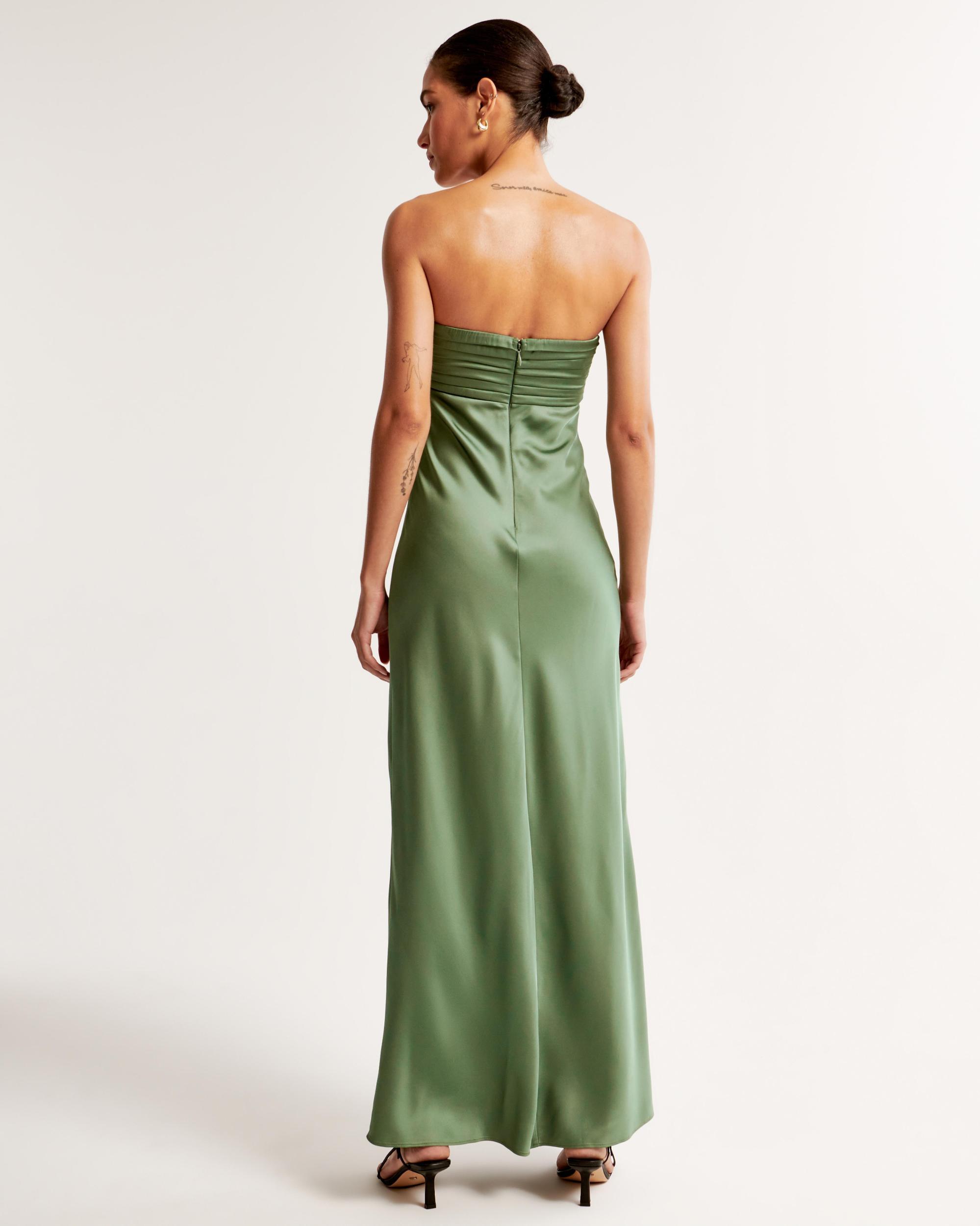 The A&F Emerson Strapless Slim Maxi Dress Product Image