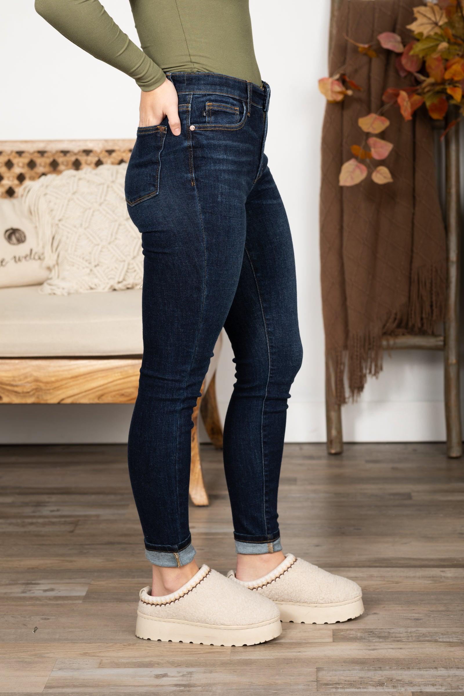 Judy Blue Classic Dark Skinny Jeans Product Image