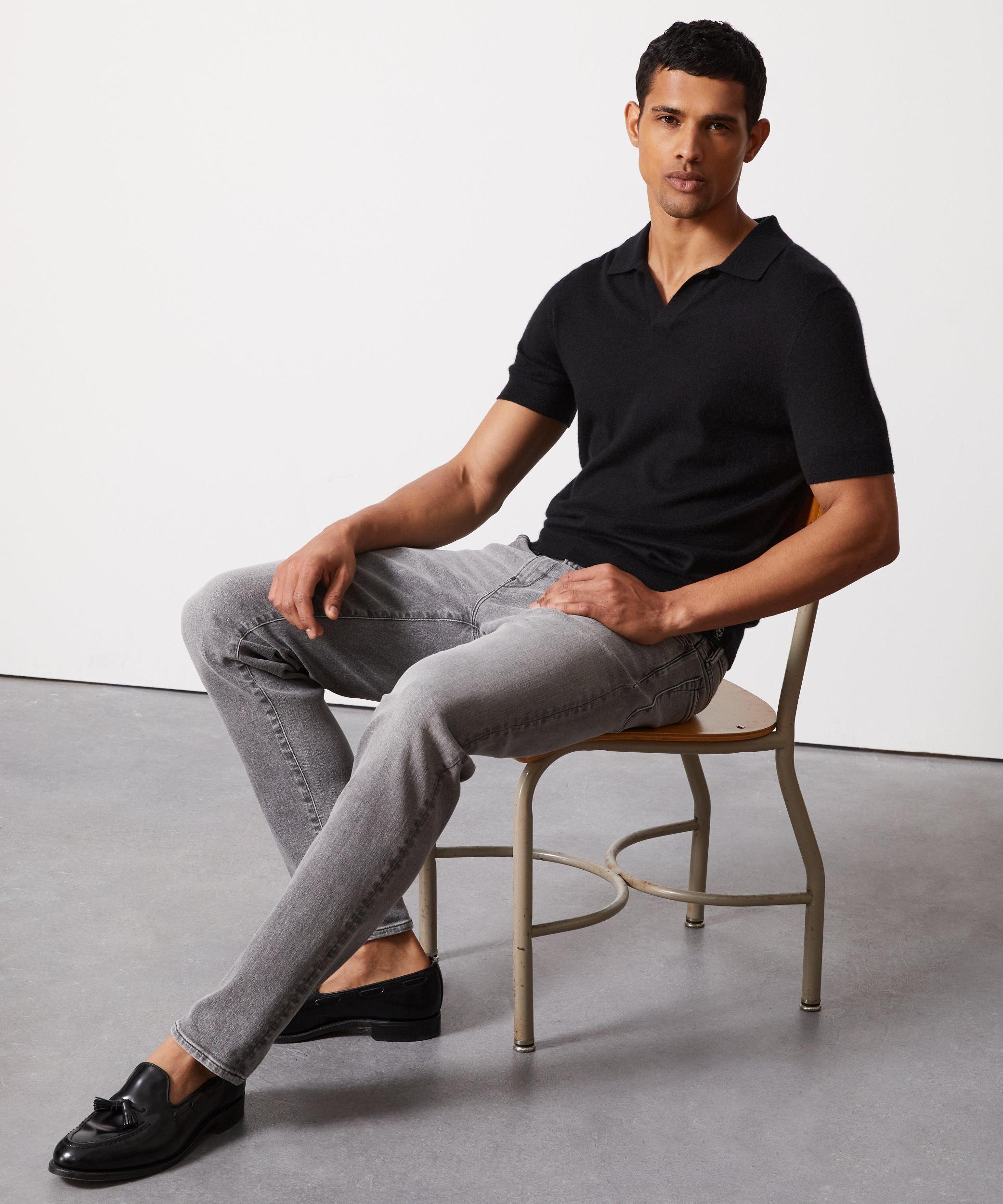 Premium Cashmere Montauk Sweater Polo Product Image