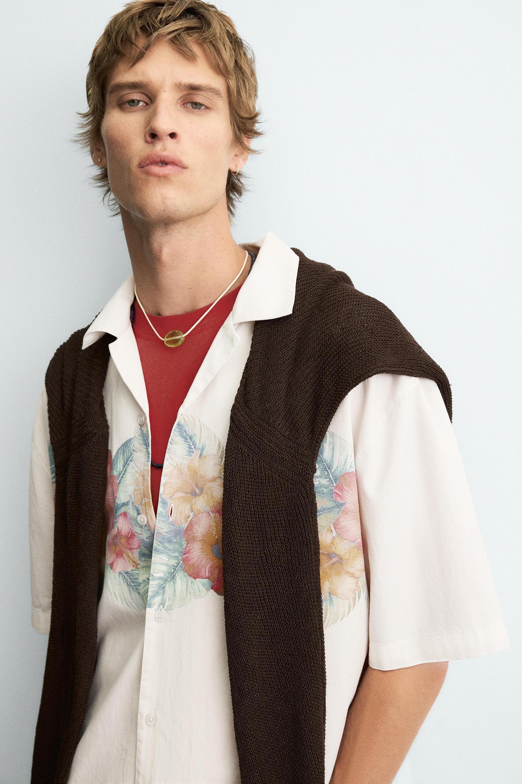 FLORAL PRINT SHIRT Product Image