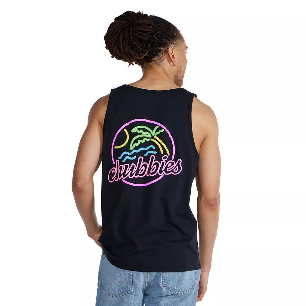 Men's Chubbies The Relaxer Tank Top, Size: XL, Black Product Image