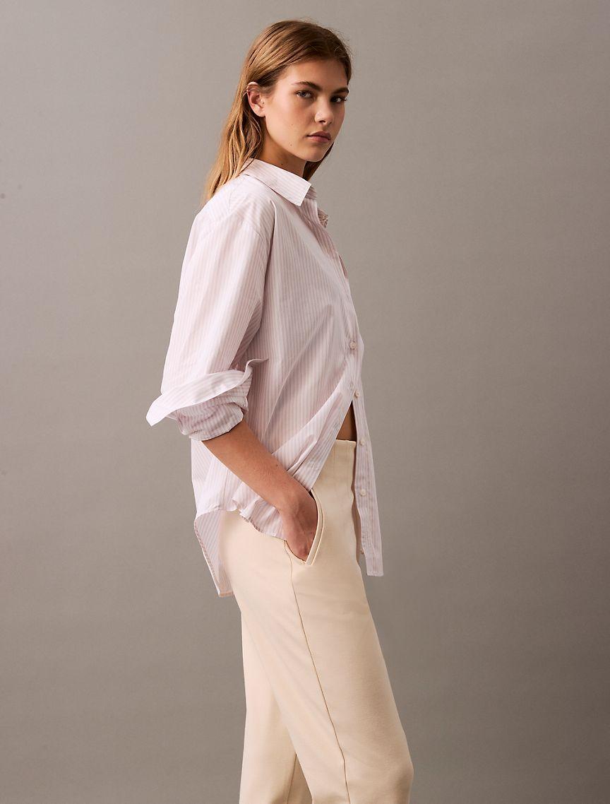 Calvin Klein Women's Ponte Cropped Straight Pants - Blue - XS Product Image